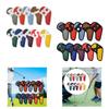 10x Golf Iron Headcovers Travel Portable Golfing Supplies Modern Golfer Gift Universal Wear Resistant Lightweight PU Protectors