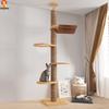Jingzhou Adjustable Ceiling-to-Floor Cat Tree Tower