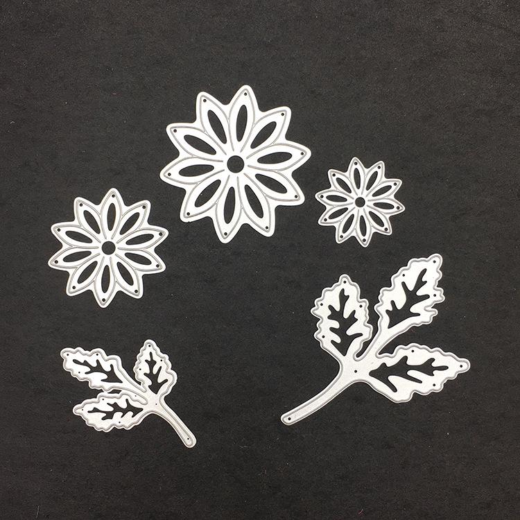 

Скрапбукинг DIY Модель ножа из углеродистой стали Детская головоломка DIY Нож для тиснения Высечка Маленькая ромашка серебряный