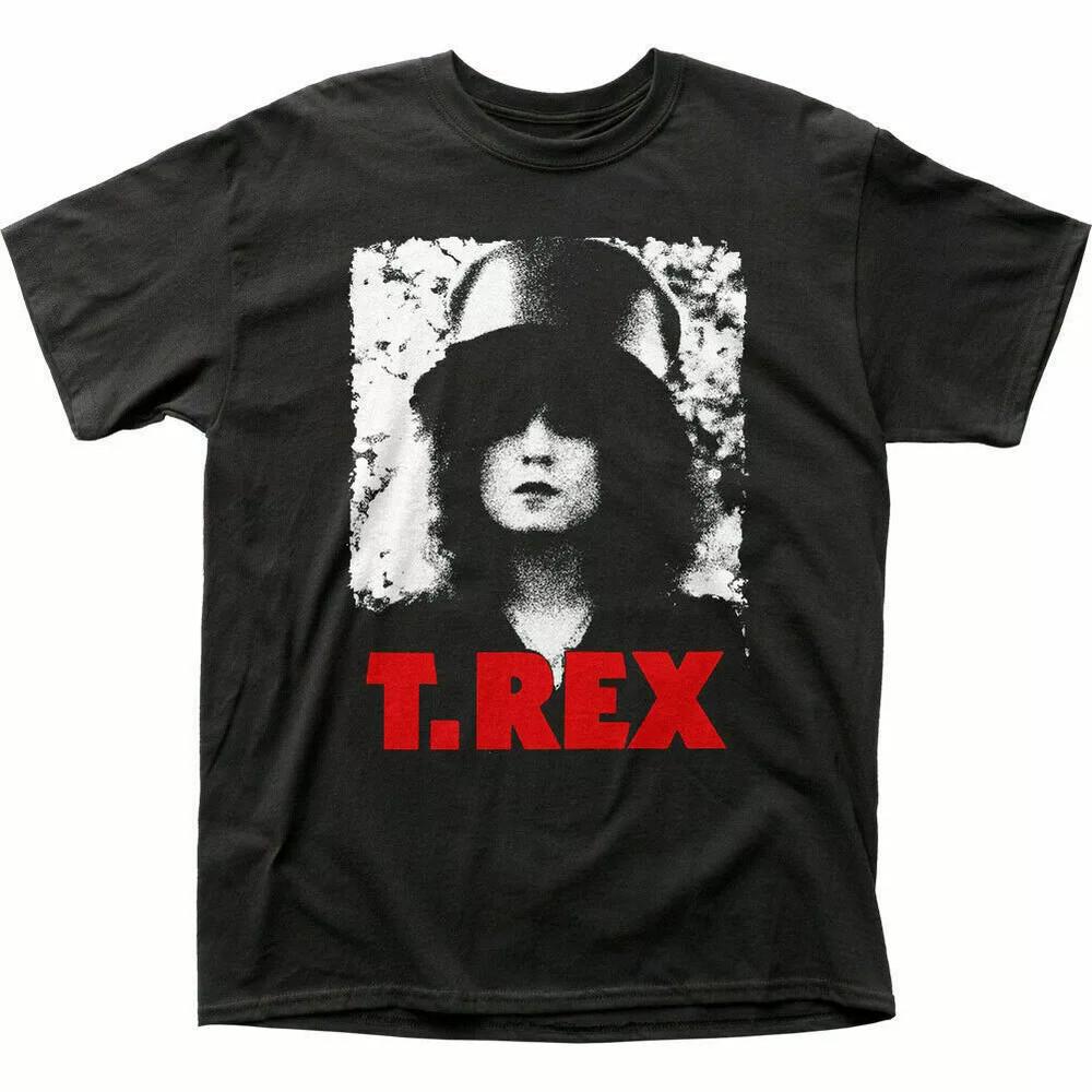 T-Rex Slider Band Face Black T Shirt Full Size S-5XL Unisex T-Shirt XXXXL