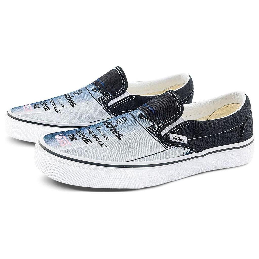 Vans Unisex Peaches Classic Slip-On Black White VN0A5JLXBPB