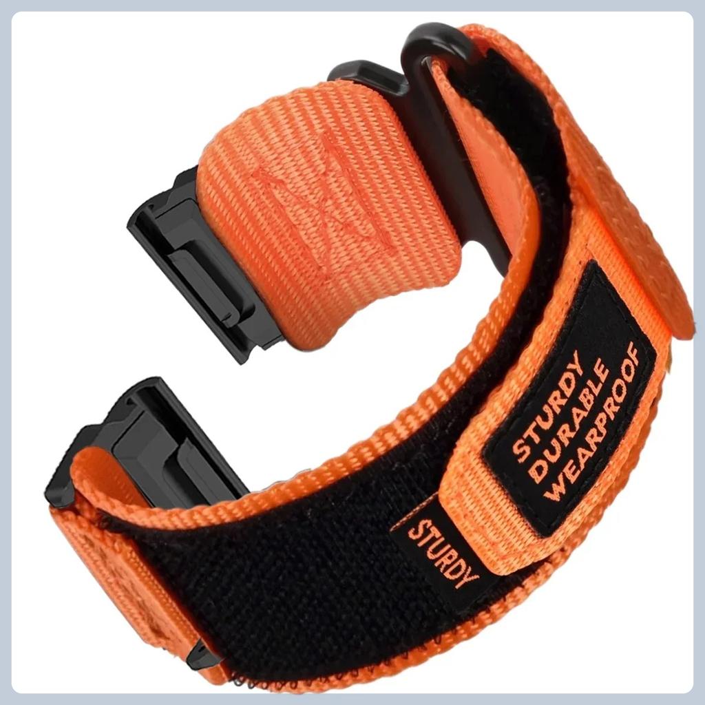 22mm 26mm Nylon Strap for Garmin Fenix 8 47 51mm 7X 6 6X Pro 5 5XPlus 3 3HR QuickFit Bracelet Smartwatch Forerunner 945 925 Band