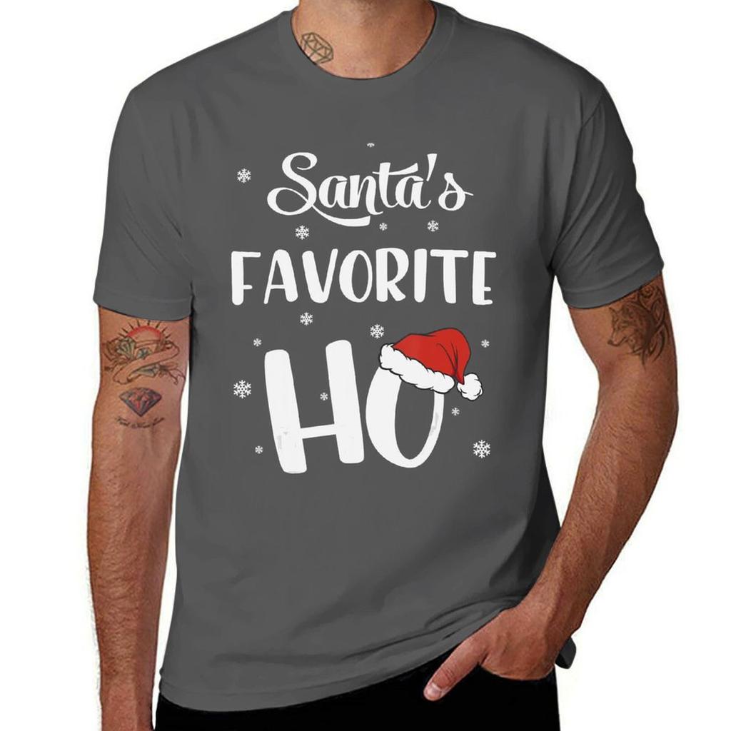 Funny Christmas Santas Favorite Ho Xmas TShirt cotton t shirts Unisex  TShirt
