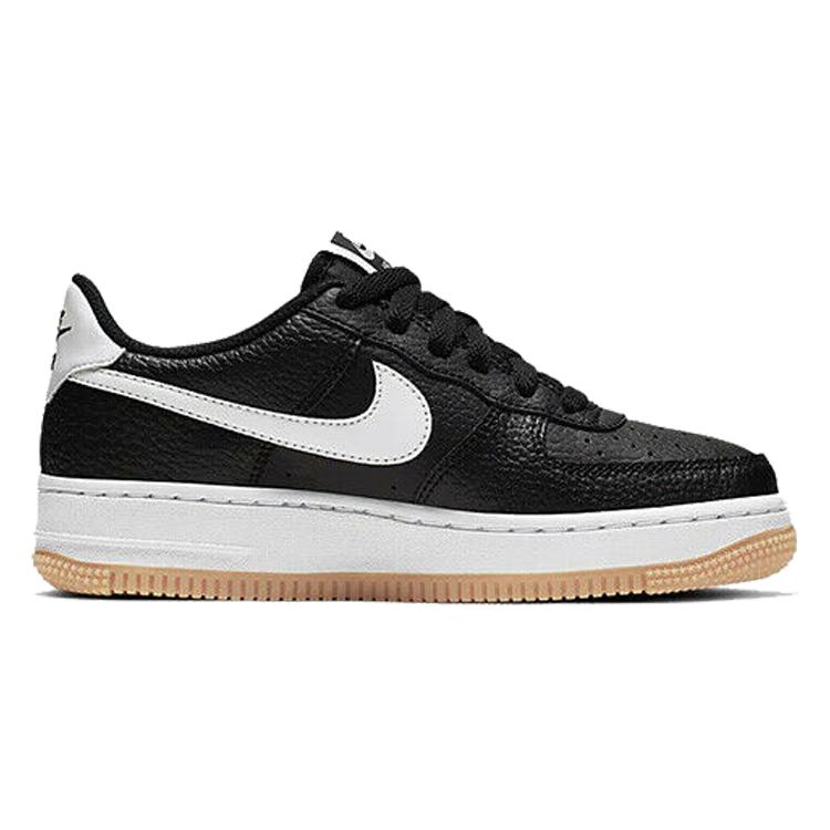 New Nike Air Force 1 Low Black Gum GS CI1759-001