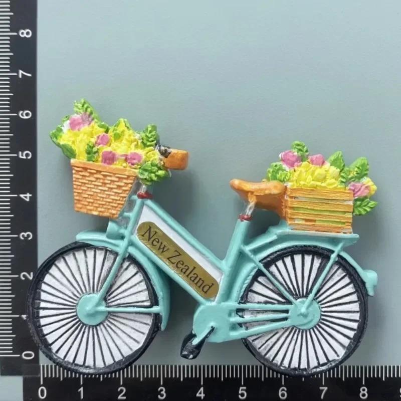 

New Zealand Fridge Magnets Creative Bikes Kiwi Fridge Stickers Travelling Souvenirs Wedding Gifts Home Decoration