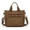 Borsa Tote Versatile in Nylon con Tasche Multiple con Zip Tracolla Regolabile Borsa a Spalla Casual per Donne Quotidiana