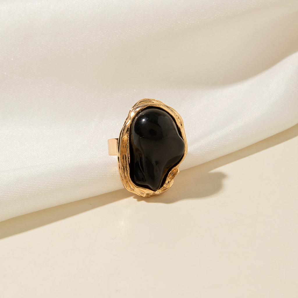 European and American French Vintage Special-shaped Pearl Rings, Women's Index Finger Rings, Personalized Fashion Design, Open Tail Rings