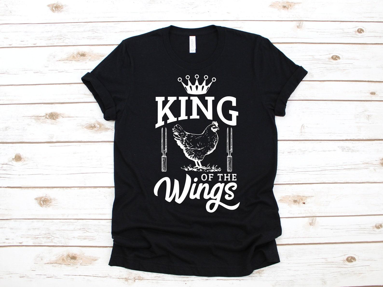 BBQ Fried Chicken Wing King Funny Food Barbecue T-Shirt, Tank Top, T-shirt, T-shirt,T-shirt, Child T-shirt, Apparel Gift 2XL