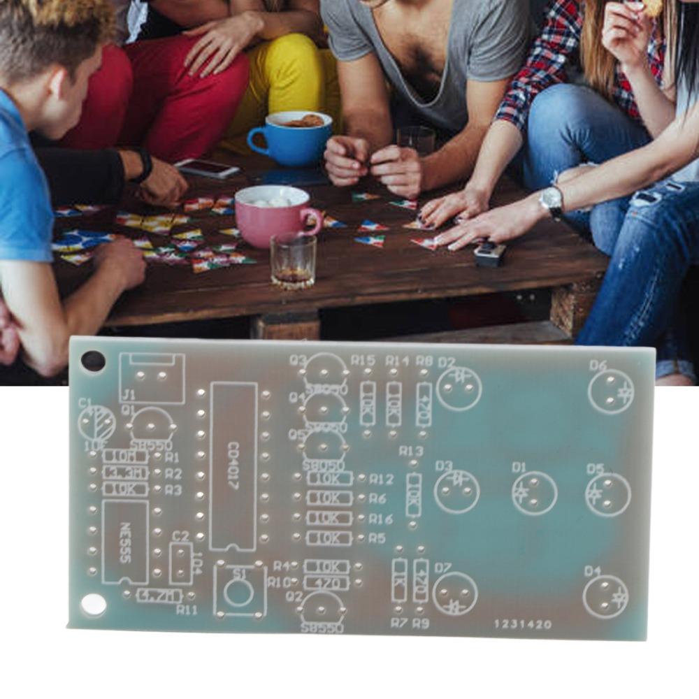 4.5~5V Electronic Dice Kit LED Dice Electronic Production Set Funny DIY Set  Hobby Building