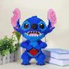New Building Blocks Anime Stitch Large Size Cute Educational Assembly Toy Tabletop Decoration Kid Birthday Gift