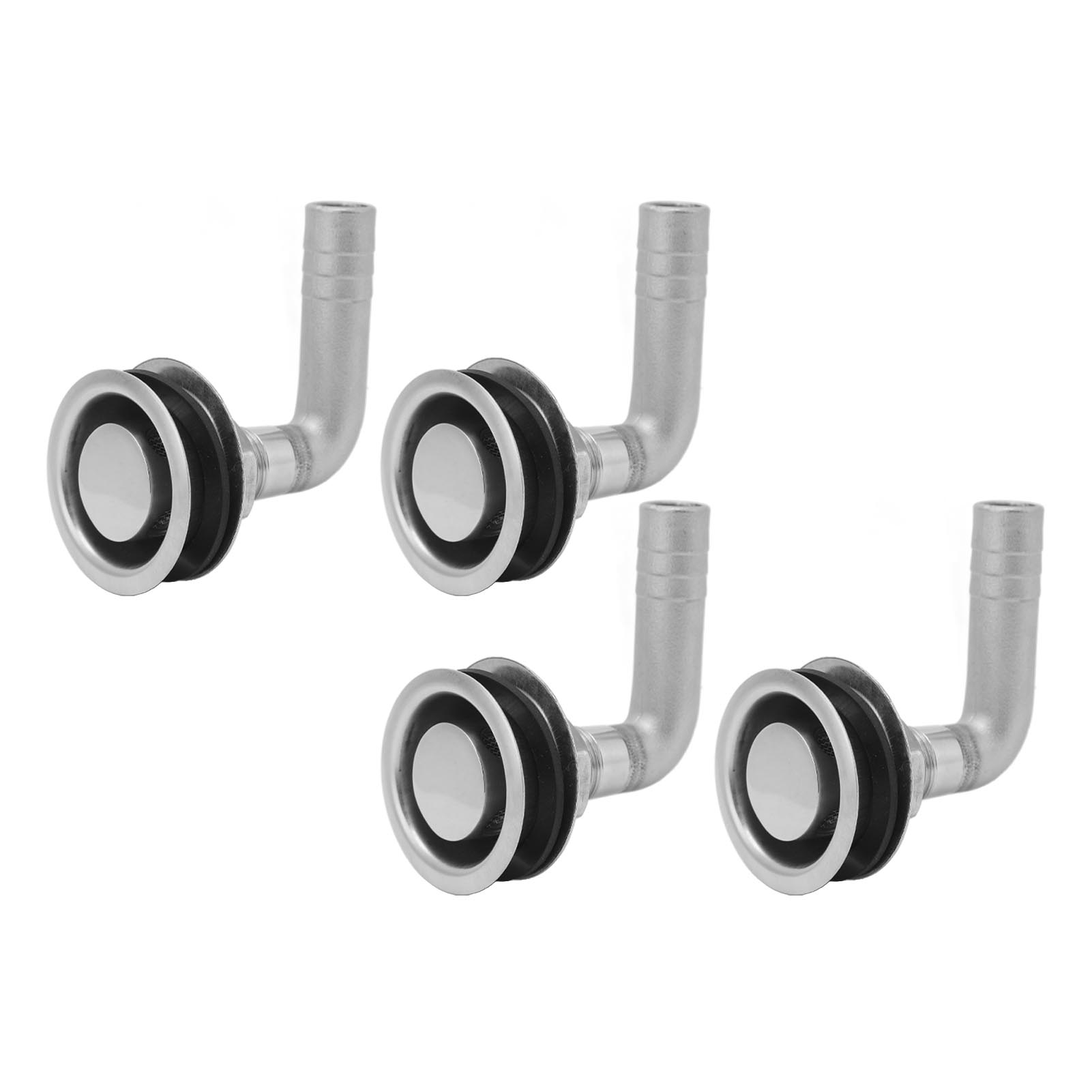 

4 шт. вентиляционное отверстие для топливного бака из нержавеющей стали 316, 90 градусов, для лодочного топливного вентиляционного отверстия для шланга 58 дюймов