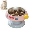 Cartoon Cat Food Water Bowl Anti Slip Cat Bowl Pet High Footed Bowl  Pet Supplies