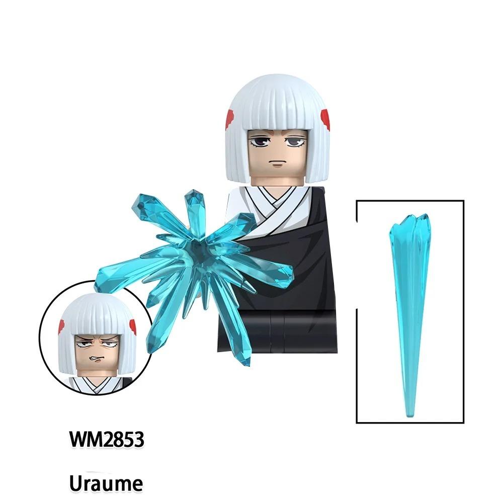 Jujutsu Kaisen Anime Cartoon Gojo Satoru Itadori Yuj Fushiguro Megumi Okkostu Yuta Bausteine Mini-Actionfiguren Kinderspielzeug