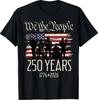 250 Years US Flag 250th Anniversary American Birthday USA T-Shirt