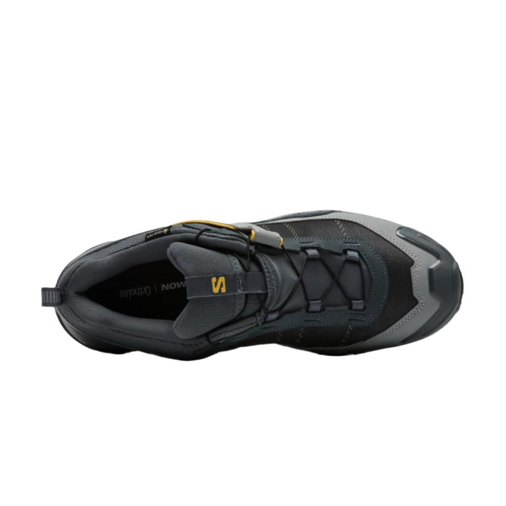 SALOMON X Ultra 5 GTX Fashionable Comfortable Non-Slip Durable Support Low-Top Hiking Shoes Men Hiking Shoes Turbulence-Blue 477259