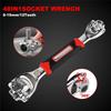 Ratchet Spline Bolts Sleeve Socket Works 360 Degree Universal 48 In 1 Tools Multipurpose Tiger Wrench Rotation Hand Tools