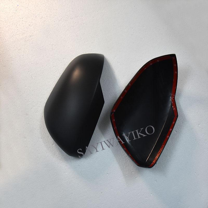 ABS Black Mirror Cover For   Mitsubishi L200 Triton Mirror Black Cover Car Accessories Car Styling