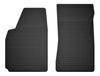 Front Rubber Car Mats, Universal For: SsangYong Rexton I SUV (2001-2006)