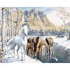Frameless Digital Oil Painting for Entrance Hall - 40x50 Pigment Kit.