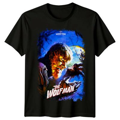 The Wolf Man (1941) Movie Poster Inspired T-Shirt Retro 80s Tee