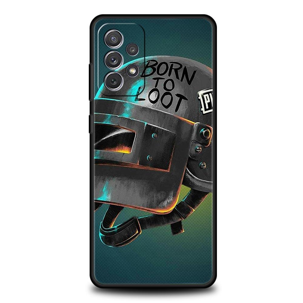 PUBG Game Telefoonhoesje Voor Samsung Galaxy A17 A07 A55 A35 A25 A15 A05s A33 5G A31 A23 A21s A13 A41 A73 A53 A51 A71 A03s S10 Cover