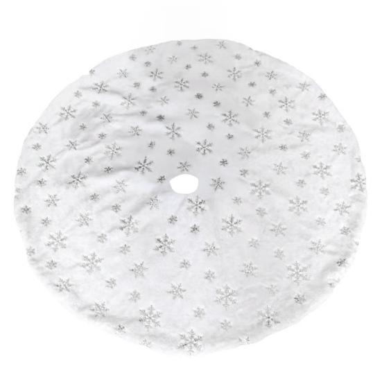 Faux Fur Christmas Tree Skirt White Furry Christmas Tree Skirt Thick