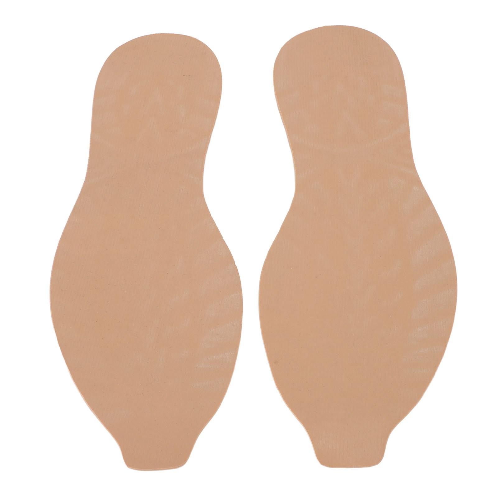 Schoenzool Vervanging Rubber Volledige Bodem Antislip V-Vorm Reparatie Materiaal Slijtvast Stil beige