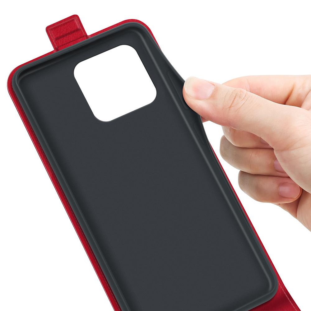 Cell Phone Cover For Xiaomi 13 5G,Vertical Flip Leather Crazy Horse Texture Protective Phone Case Card Holder
