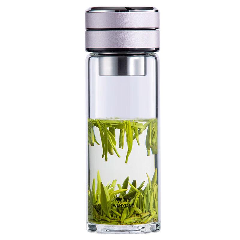 WANXIANG Portable Tea Infuser Glass Bottle