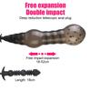 18-52cm Inflatable Anal Beads Anal Plug For Women Vaginal Dilator Men Butt Expander Big Dildos Female Masturbator Sex Toys Adult