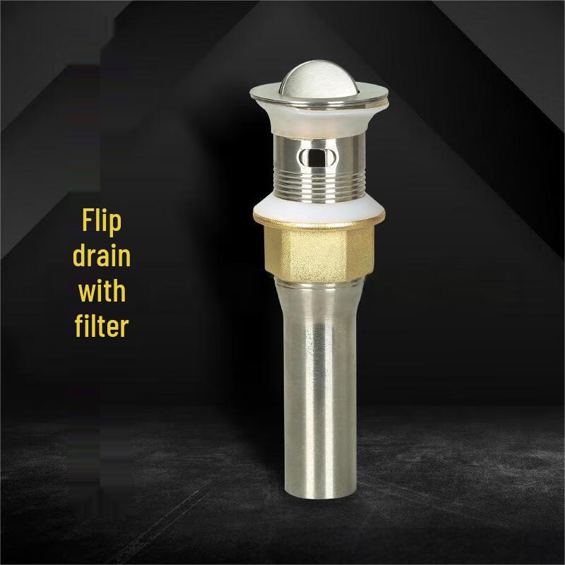 TLXT Pop-Up Sink Drain with Filter