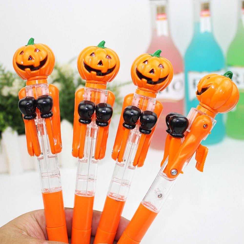 Decompressed Pumpkin Boxing Pen Play Game Halloween Ballpoint Pen Creative Student