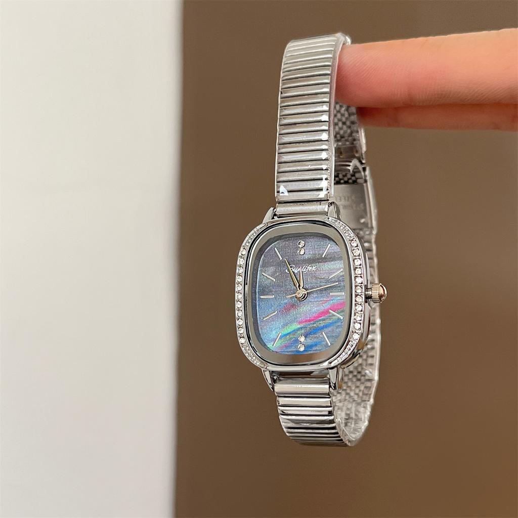 Retro Gilt Oval Light Luxury Fritillary Casual Versatile Retro Women'S Watch Temperament Advanced Sense