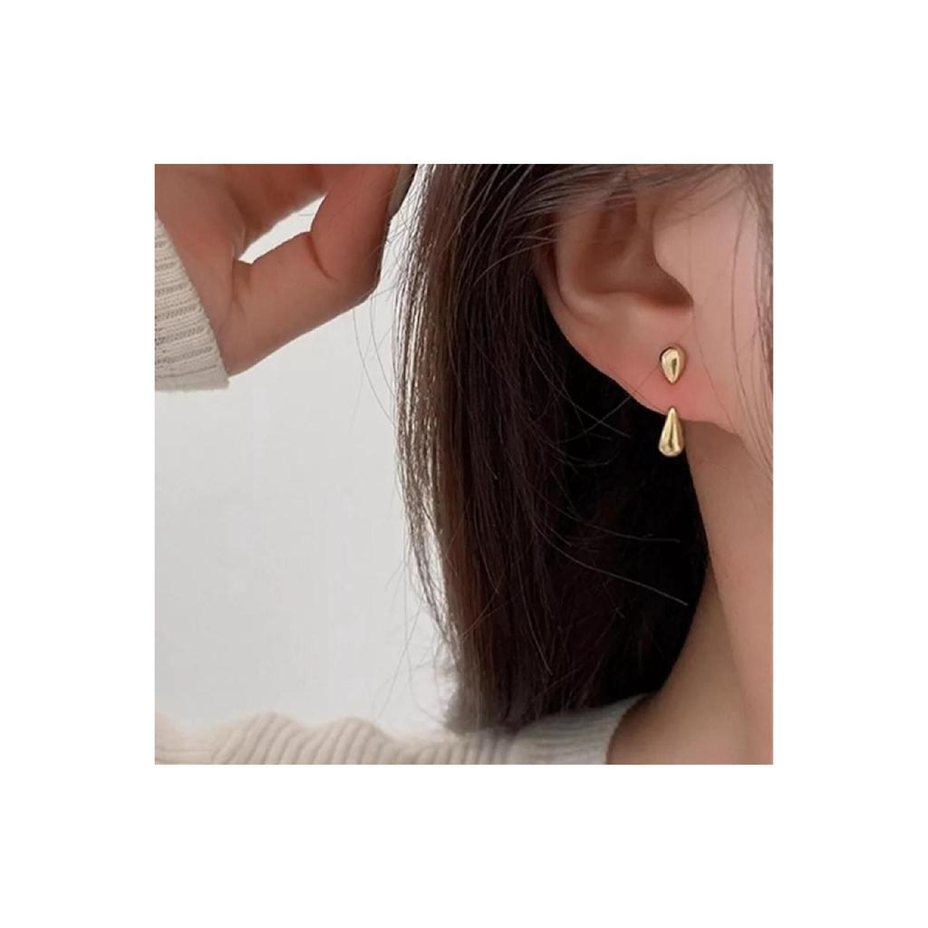Stylish Drop Steel Earrings - Tarnish Resistant, Antiallergic - New Fashion Silver Plated