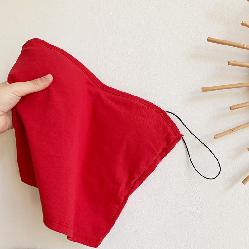 

Женский летний сексуальный топ без спинки на бретельках One Size красный