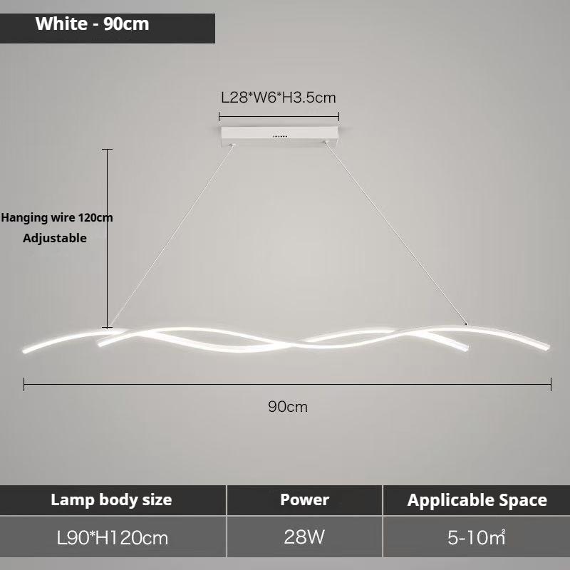 European Modern Minimalist LED Chandelier Indoor Home Living Room Dining Room Bedroom Bar Hotel Decorative Lighting
