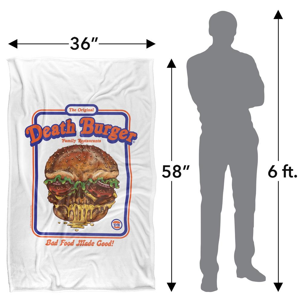 Steven Rhodes Pătură Deathburger Soft Touch