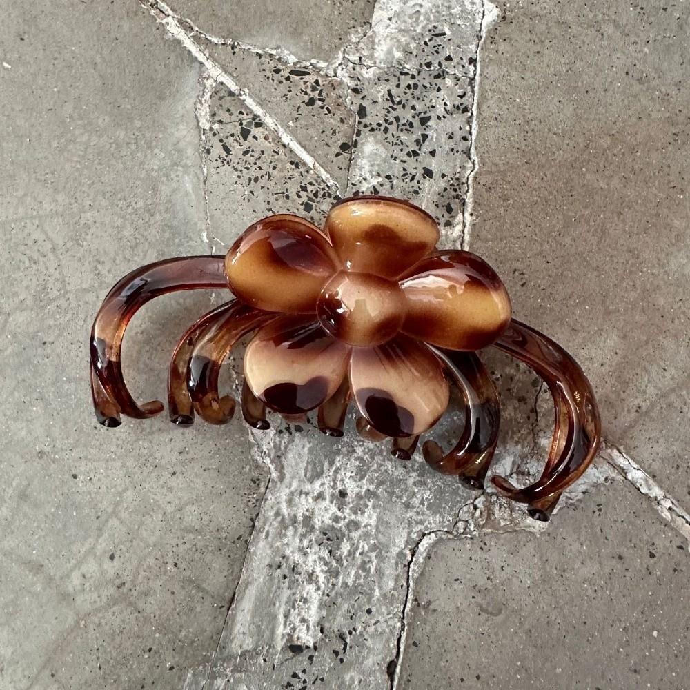 Matte Crab Hair Clip Leopard Print Large Hair Claw New Hair Claw Clips  Women F