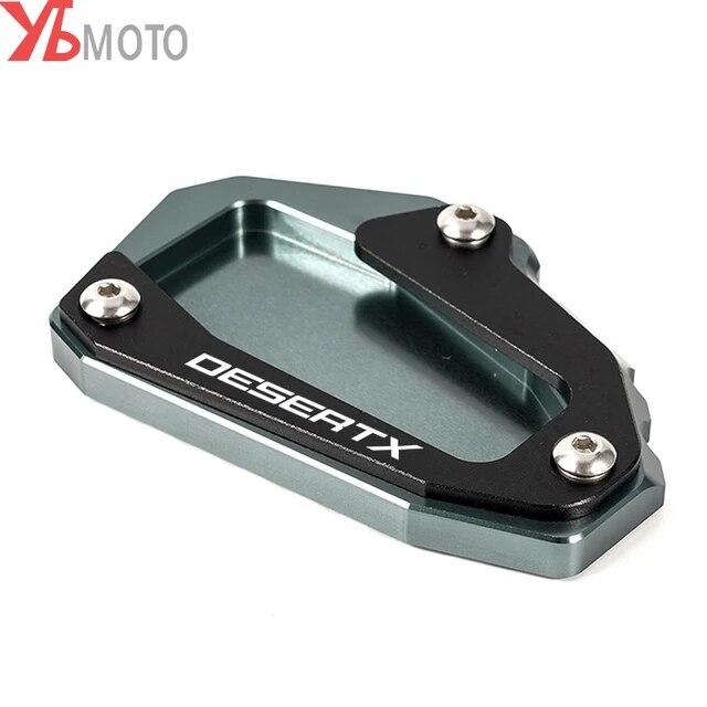 Motorcycle CNC Side Stand Extension Kickstand Enlarge Pad For Ducati SCRAMBLER 1100 Sport Icon Dark DesertX Desert X 2022 2023