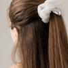 LILYKORI Cool White Heart Scrunchie