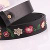 New embroidered flower decoration women's belt, retro belt fashion women, classical Chinese style skirt