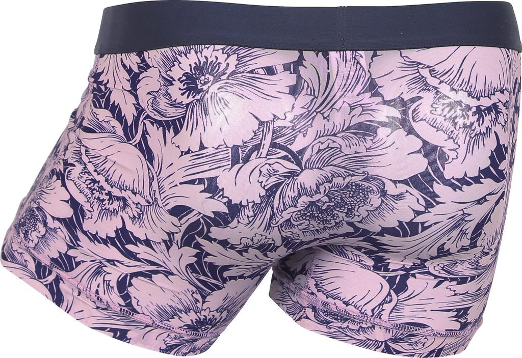 Grave Vault Kurze Boxershorts Tag 2025 Premium Hergestellt in Perfekt für Väter und Druck BLUME Größe Marineblau Rosa Herren-Slips, Unterwäsche für Herren, Valentinstag