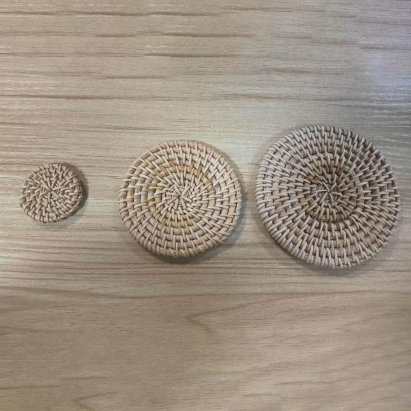 Handgemachter Rattan Teeuntersetzer Eleganter Rattan Teeuntersetzer Zarte Tassenuntersetzer Geeignet für verschiedene Anlässe