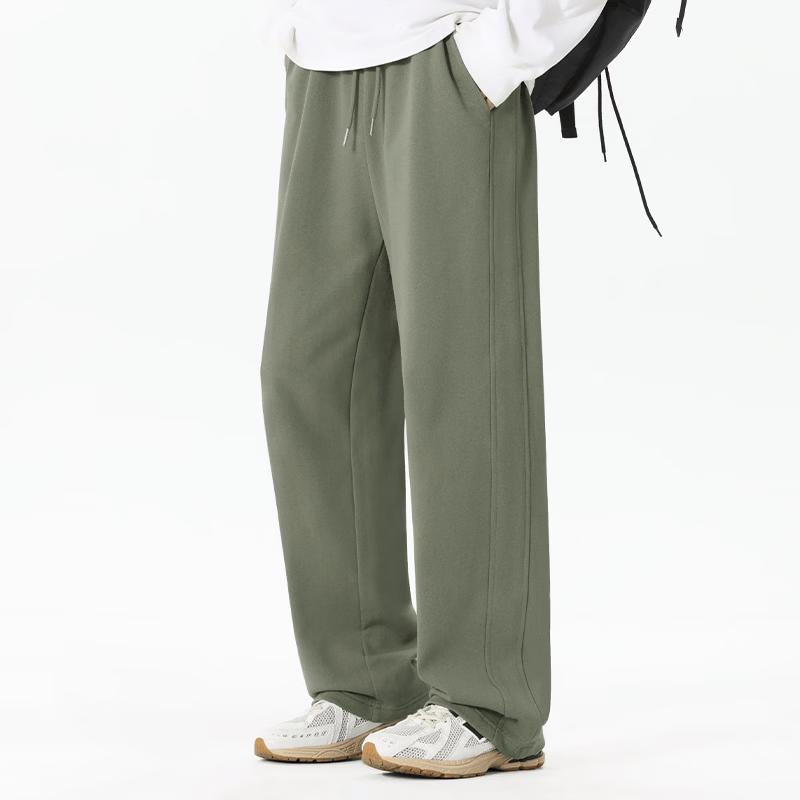 MINISO Men's Japanese Style Straight-Leg Cotton Casual Pants