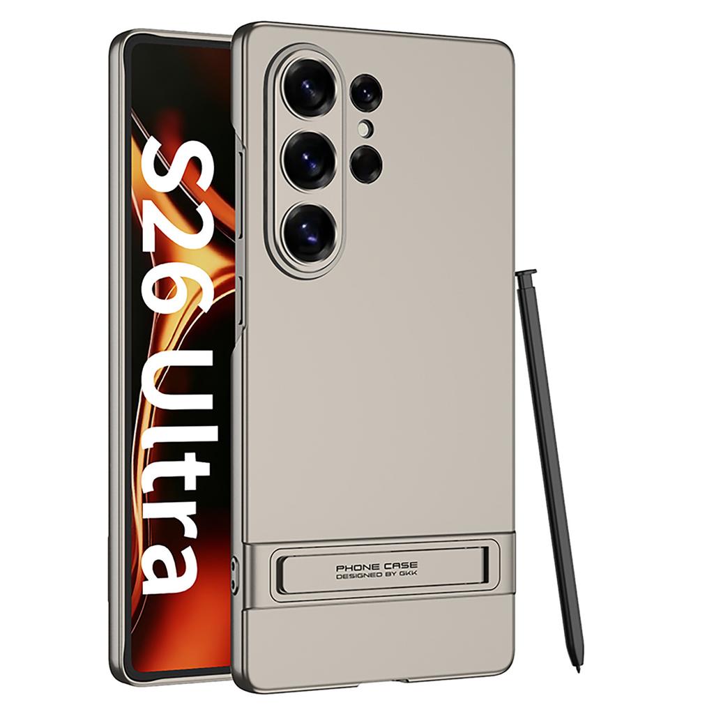 case for Samsung S26 ultra Matte finish triumphant design ultra-thin bracket shock proof protective case full coverage plain