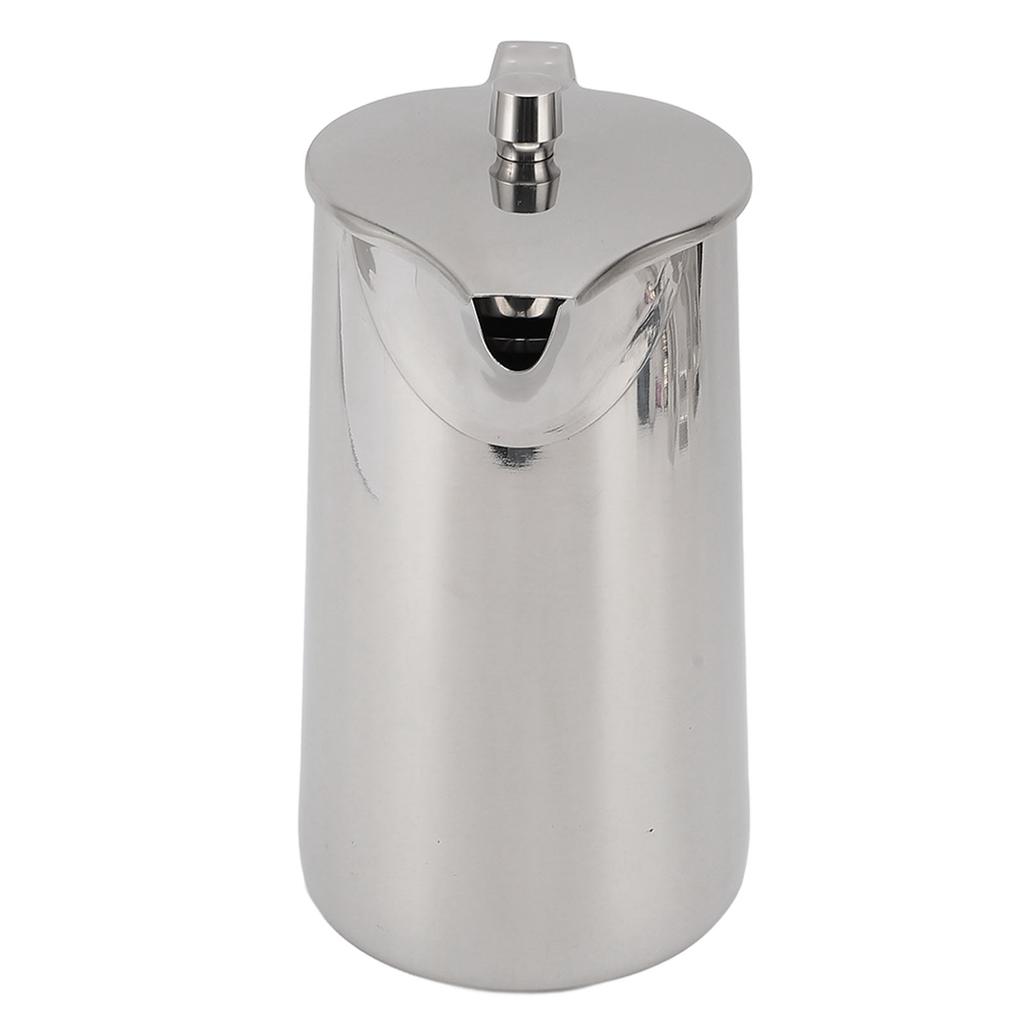 Stainless Steel Water Pitcher 1.8L Large Capacity Cold Water Kettle with Lid Thickened Beverage