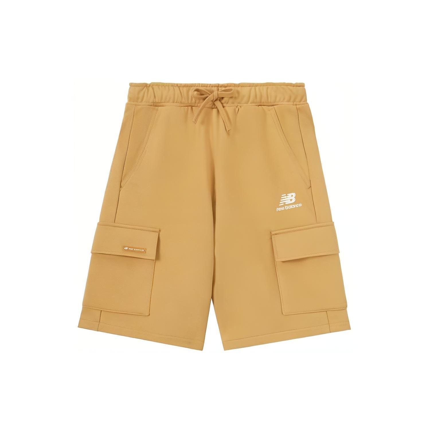 New Balance Logo Cargo Shorts Asia Sizing Khaki Men s AMS32367-BYC S