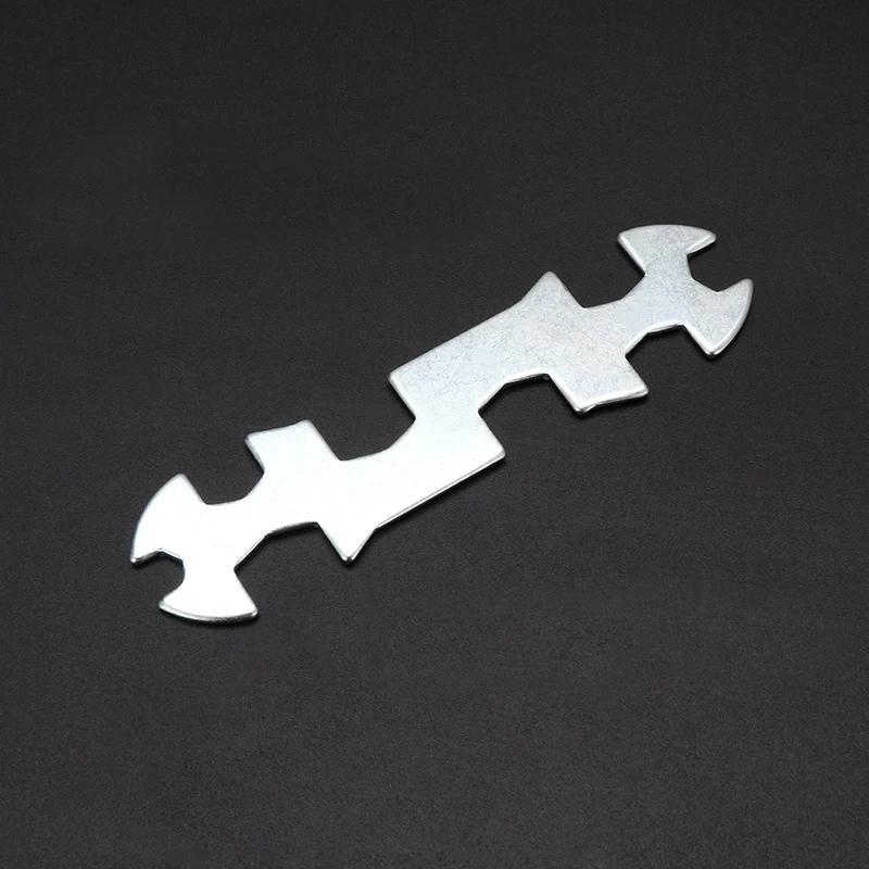 Multi-Functional Outdoor Traveling Hexagonal Thin Wrench Maintenance Tools Multihole  Fish Bone Wrench Cycling Repair Supplies
