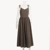 Spring New 100% Cotton V-neck Cami Dress, Women's Elegant Sexy Tie-back Open Back Dress, Cross-border European American Style