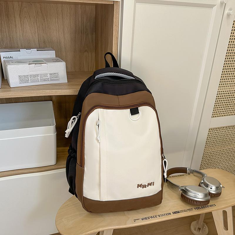 

School bag 2025 new high school students high value school bag niche cute girl versatile large capacity travel backpack